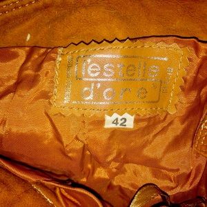 (Extra Wrinkly) Vintage L’estelle D’ore Leather Pants